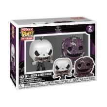 Funko Pop! Keychain: The Nightmare Before Christmas 2pk - Jack Skellington/Oogie - TNBC