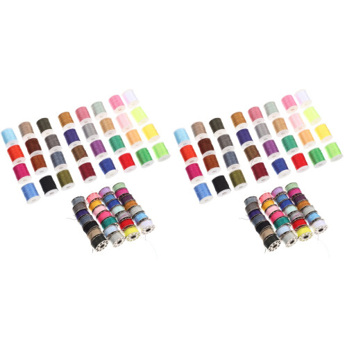 120Pcs Assorted Color Sewing Threads Portable Thread Set for Home Use 1