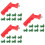 3Ensembles Pointes Vertes En Acier Pour Chaussures De Saut Course 8