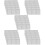 25Pcs 3-Grid White Ceramic Dipping Dish Soy Sauce Dish for Home 8