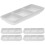 25Pcs 3-Grid White Ceramic Dipping Dish Soy Sauce Dish for Home 1