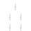 5Pcs Multi Acrylic Phone Charm Chain Beaded Wrist Lanyard Strap 8