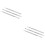 6Pcs Manicure Nail File Buffer Dead Skin Cuticle Remover Silver Tool 5