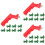 3Ensembles Pointes Vertes En Acier Pour Chaussures De Saut Course 7
