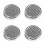 4Pcs Silver Humidifying Sticks for Humidors Use 4