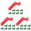 3Ensembles Pointes Vertes En Acier Pour Chaussures De Saut Course 3