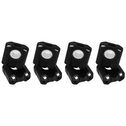8 Pcs Motorcycle Handlebar Risers Aluminum Mount Clamp Tapers 2