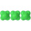 50pcs Raffle Balls Balls Smooth Plastic Sphere For Game Props 4