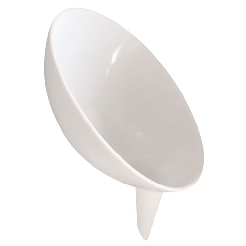 2Pcs Multi-Purpose White Plastic Strainers for Pasta Fruit and Rice