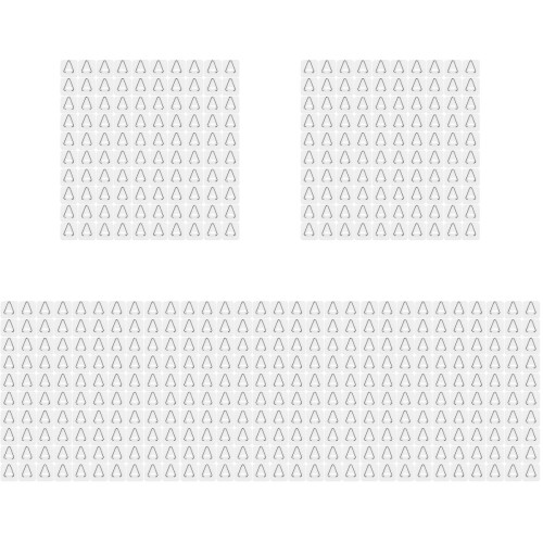 500Pcs Reusable Plastic Plate Hanging Hook Invisible Wall Plate Hanger 1