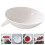 2Pcs Multi-Purpose White Plastic Strainers for Pasta Fruit and Rice 8