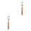 2Pcs Premium Fish Scale Tool with Serrated Teeth Light Brown 5