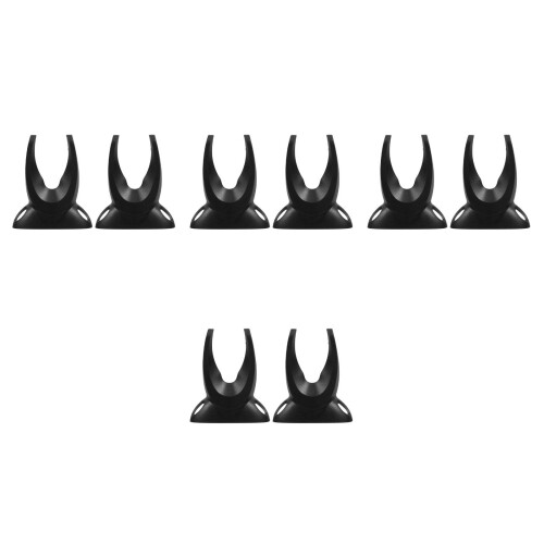 8Pcs Easy Install Black Plastic Barcode Scanner Rack for Warehouse Use 2