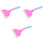 3Pcs Silicone Spatula Turner Set Multi Color Non-Stick Kitchen Tools 3