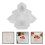 4Pcs White Ceramic Christmas Tree Snack Serving Plates for Home Use 10