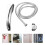 2Pcs Silver ABS Pressurized Square Shower Head with Adjustable Angle 9