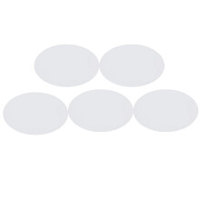 15Pcs Oval Cotton Drawing Boards White Artist Panels for Oils Acrylics