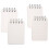 16Pcs Portable White Note Pads Spiral Small Notebooks for Student Use 1