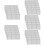 25Pcs 3-Grid White Ceramic Dipping Dish Soy Sauce Dish for Home 10