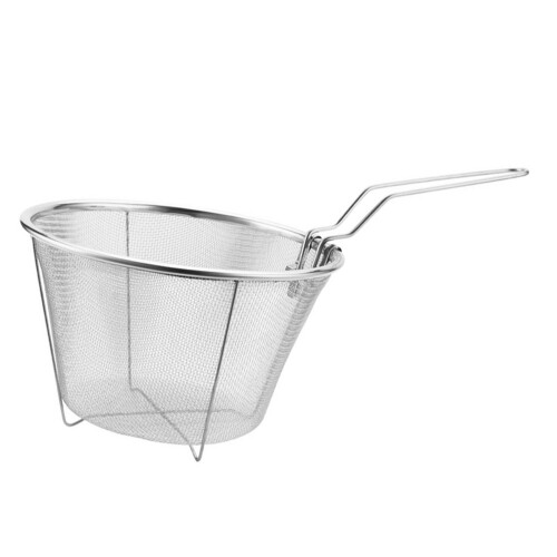2Pcs Deep Fry Basket Stainless Steel with Handle for Kitchen Use 1