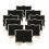 36Pcs Chalkboard Signs Mini Black Desktop Boards with Wood Frame 10