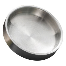 2Pcs Silver Korean Kimchi Dish Stainless Steel Seasoning Sauce Plate