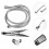 2Pcs Silver ABS Pressurized Square Shower Head with Adjustable Angle 11