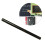 3Pcs Blackboard Sticker Roll Black PVC Removable Chalkboard Sheets 1