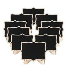 36Pcs Chalkboard Signs Mini Black Desktop Boards with Wood Frame