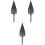 3 Sets Electric Drilling Wood Chopper Firewood Bit Splitting Bits Tool 3