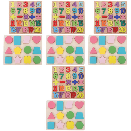 8Sets Cijfers Puzzels Diverse Kleuren 2