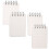 16Pcs Portable White Note Pads Spiral Small Notebooks for Student Use 11