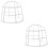 2Pcs White Metal Detector Guard Cover Easy Install for Home Use 8