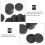 240Pcs Plastic Chess Accessories Assorted Colors for Kids Play 8