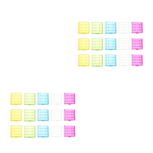 60Pcs Battery Safety Box Plastic Container Portable Carrying Case 2