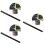 3Pcs Blackboard Sticker Roll Black PVC Removable Chalkboard Sheets 6