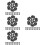 160 Sets D Ring Luggage Buckle D-Ring Iron Rivet 7
