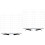 Raindrops  2 Pieces Facial Headband Eyebrow Positioning Ruler 6