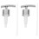 4Pièces Distributeur Robuste En Acier Inoxydable Couleur Blanche 9