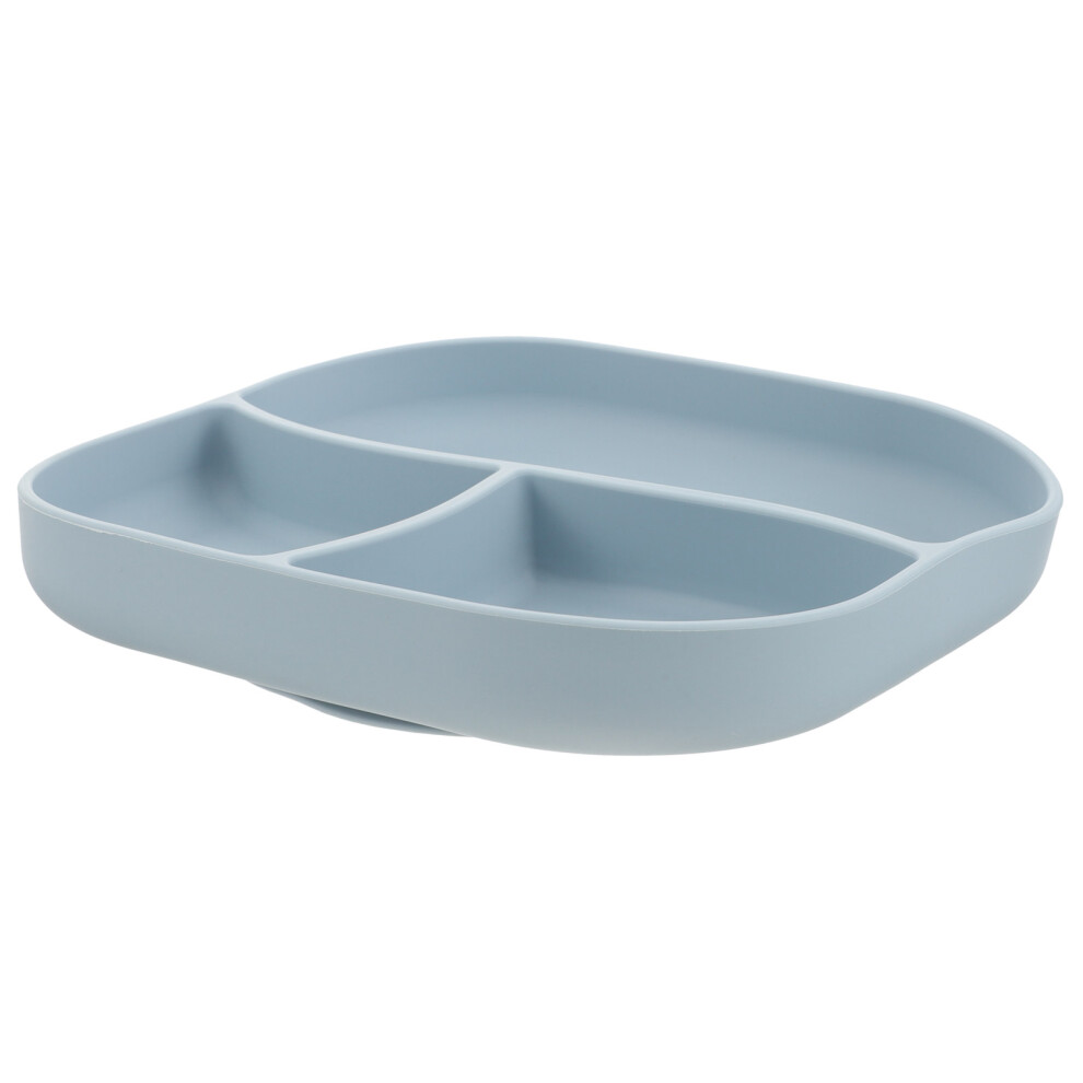 3Pcs Durable Silicone Plates With Suction Cup Divided Feeding Plates Ohphcall
