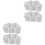 4Pcs White Ceramic Christmas Tree Snack Serving Plates for Home Use 5