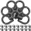 160 Sets D Ring Luggage Buckle D-Ring Iron Rivet 1