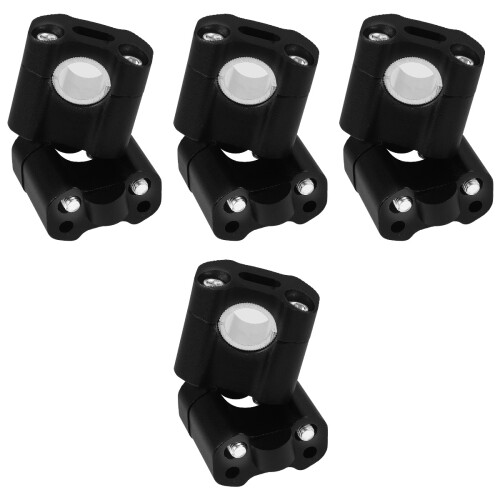 8 Pcs Motorcycle Handlebar Risers Aluminum Mount Clamp Tapers 1
