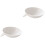 2Pcs Multi-Purpose White Plastic Strainers for Pasta Fruit and Rice 3