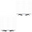 Raindrops  2 Pieces Facial Headband Eyebrow Positioning Ruler 5