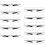 Raindrops  2 Pieces Facial Headband Eyebrow Positioning Ruler 3