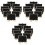 36Pcs Chalkboard Signs Mini Black Desktop Boards with Wood Frame 3