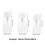 9Pcs Transparent Empty Push Down Pump Bottles for Nail Remover Liquid 2