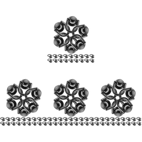160 Sets D Ring Luggage Buckle D-Ring Iron Rivet 1