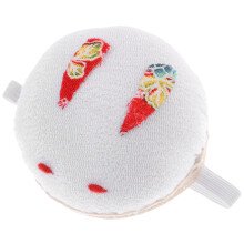 5Pcs Compact White Rabbit Pin Cushions Wear-Resistant Sewing Accessory
